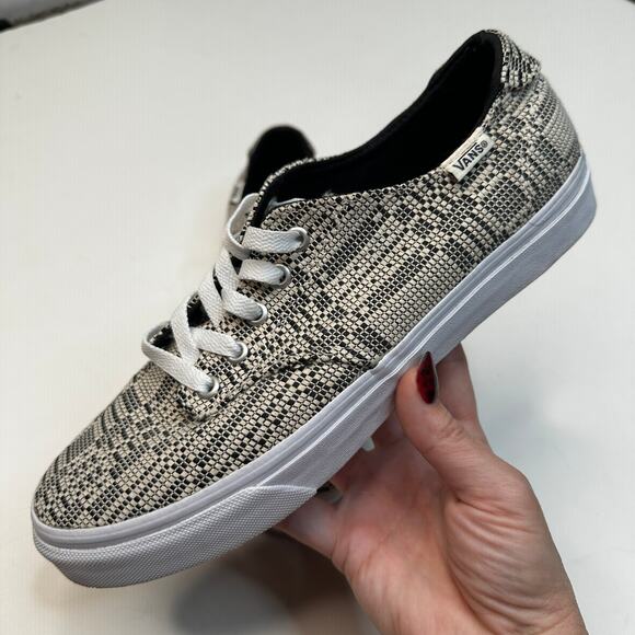 VANS Ultracush Camden Optical Woven Sneakers - Picture 1 of 7